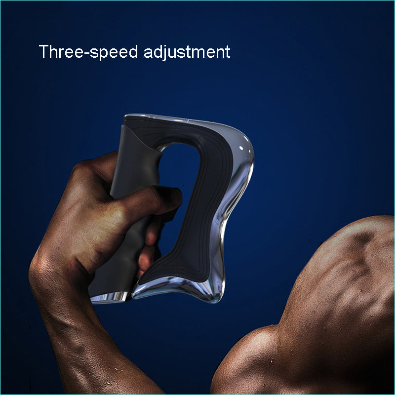 Premium Electric Fascia Massager NMES Microcurrent Muscle Stimulator Gua Sha Tool Rechargeable Body Massager Portable for Home Gym Work Daily Use Comfort