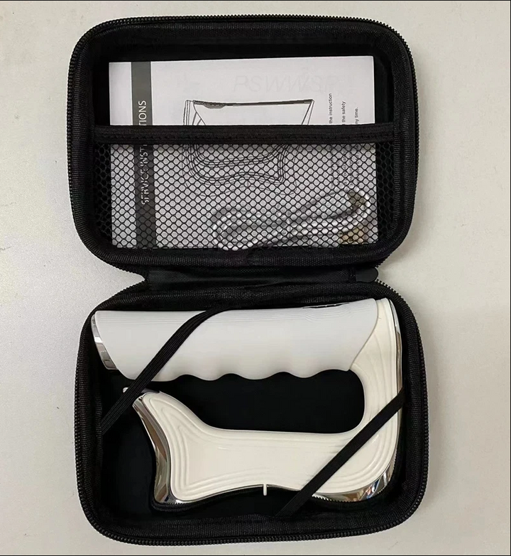 Premium Electric Fascia Massager NMES Microcurrent Muscle Stimulator Gua Sha Tool Rechargeable Body Massager Portable for Home Gym Work Daily Use Comfort