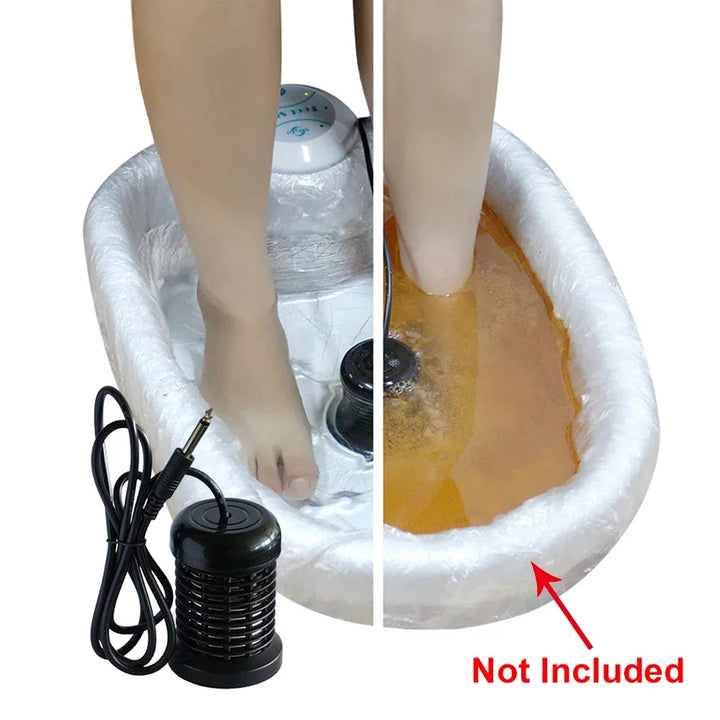 Premium Electric Foot Spa Massager Portable Foot Bath Vibrating Whirlpool Foot Soak Machine Compact Home Spa Device for Relaxation Daily Use Comfort