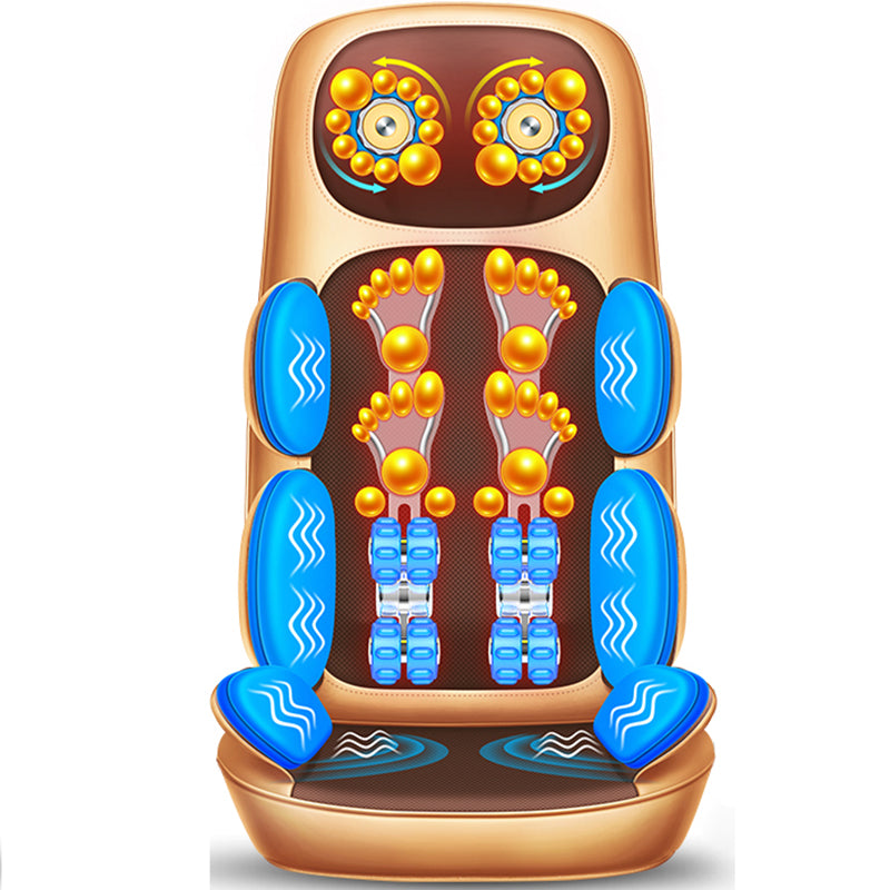 Premium Electric Massage Chair Full Body Recliner Shiatsu Kneading Vibration Heat Adjustable Height Neck Back Waist Legs for Home Office Daily Use Comfort