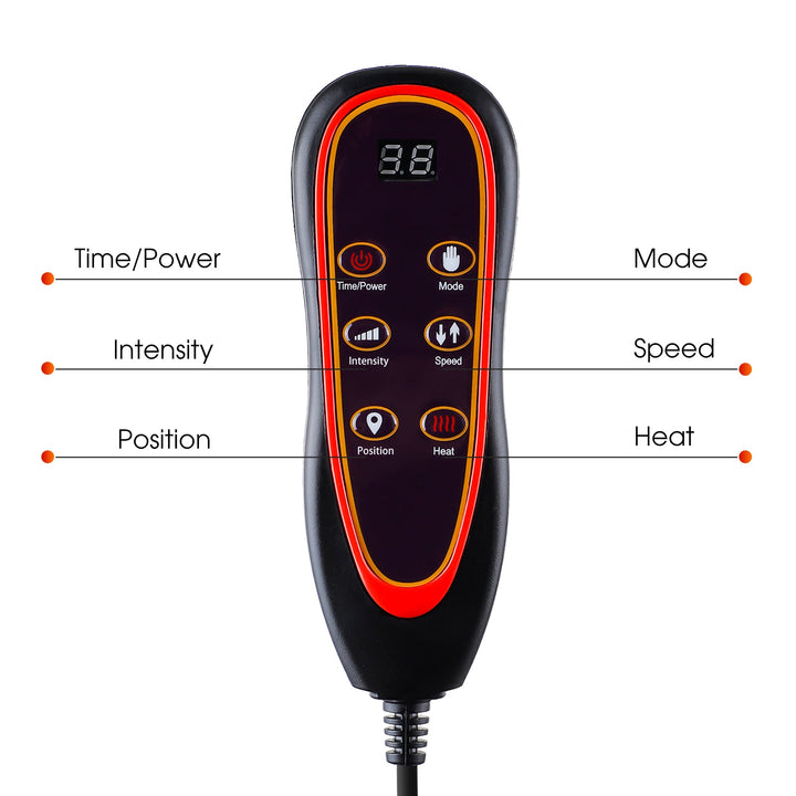 Premium Electric Massage Seat Cushion Heating Vibration 5 to 9 Zones Adjustable Intensity Temperature Car Home Office Chair Pad for Daily Use Comfort