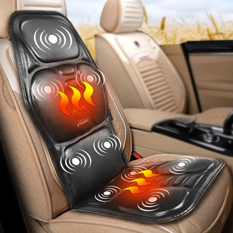 Premium Electric Massage Seat Cushion Heating Vibration 5 to 9 Zones Adjustable Intensity Temperature Car Home Office Chair Pad for Daily Use Comfort