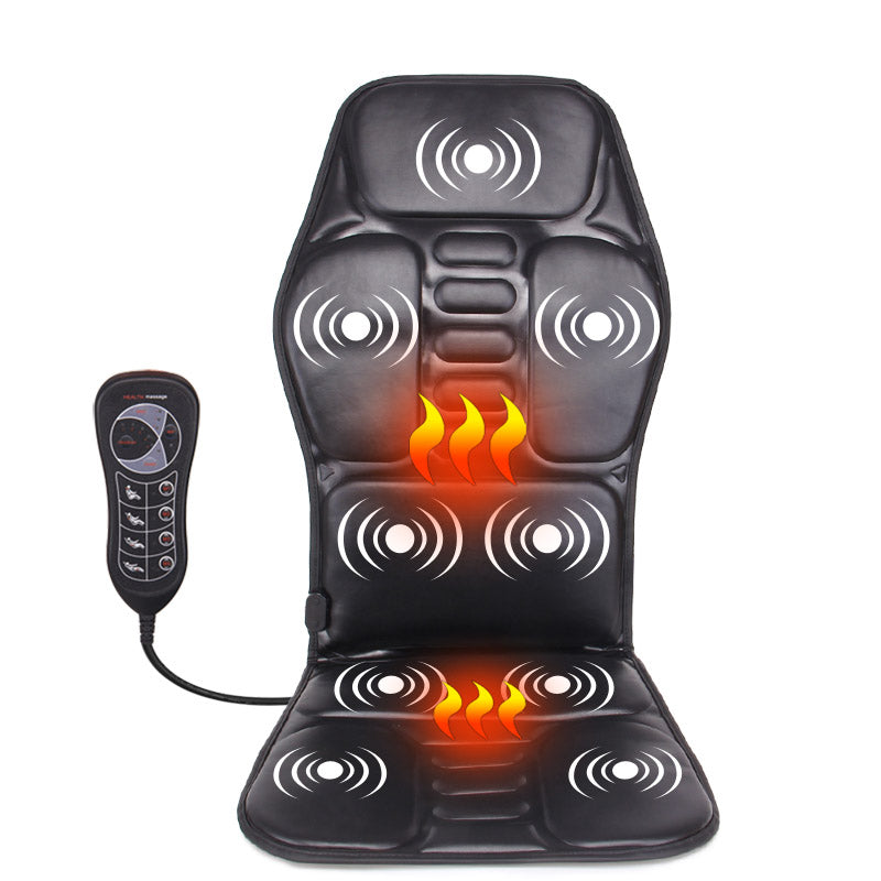 Premium Electric Massage Seat Cushion Heating Vibration 5 to 9 Zones Adjustable Intensity Temperature Car Home Office Chair Pad for Daily Use Comfort