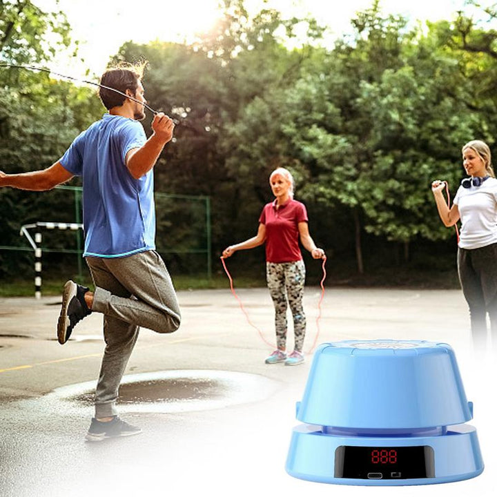 Premium Electric Skipping Rope Machine Automatic Jump Rope Digital Counter Remote Control Adjustable Speed Fitness Trainer for Home Gym Kids Adults Daily Use