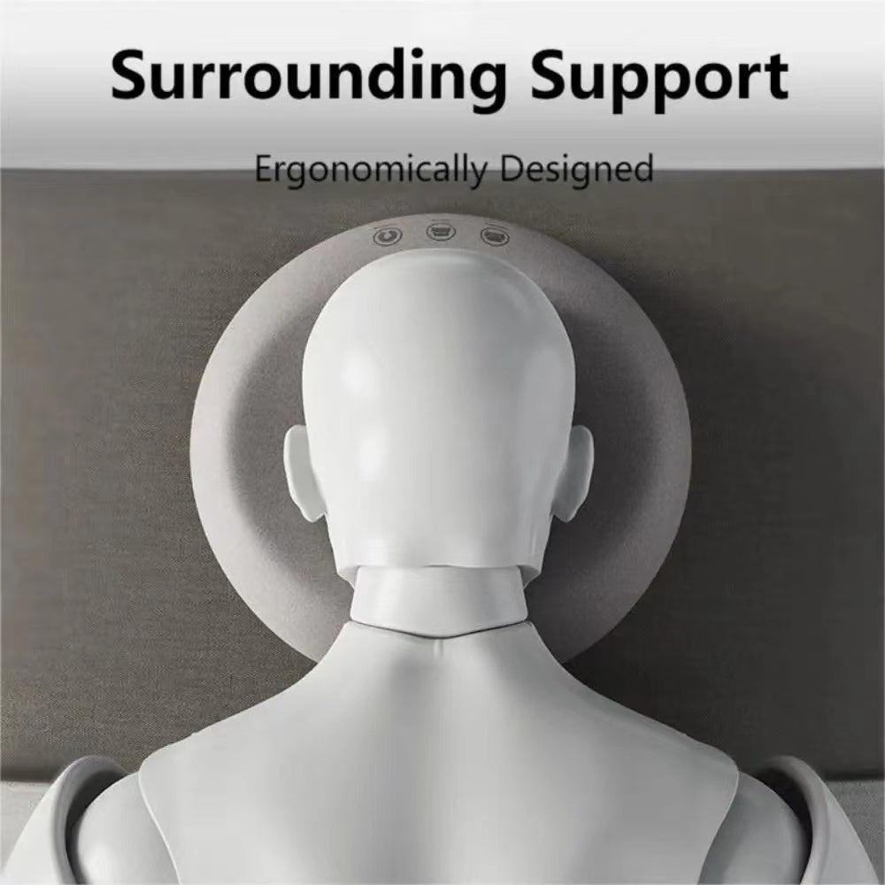Premium Face Down Pillow Memory Foam Prone Headrest Anti Slip Base Breathable Cover with Zipper Cooling Towel for Massage Salon Home Use Comfort