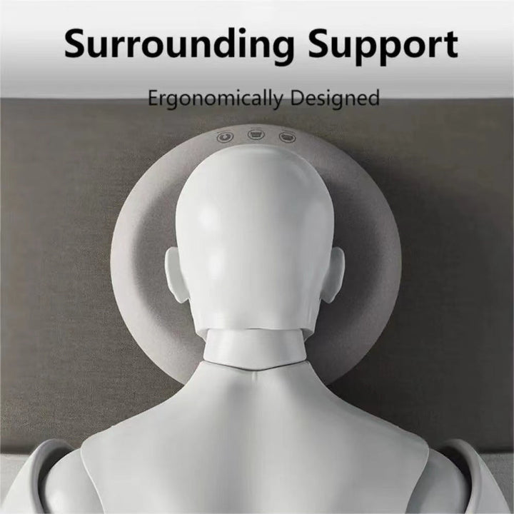 Premium Face Down Pillow Memory Foam Prone Headrest Anti Slip Base Breathable Cover with Zipper Cooling Towel for Massage Salon Home Use Comfort