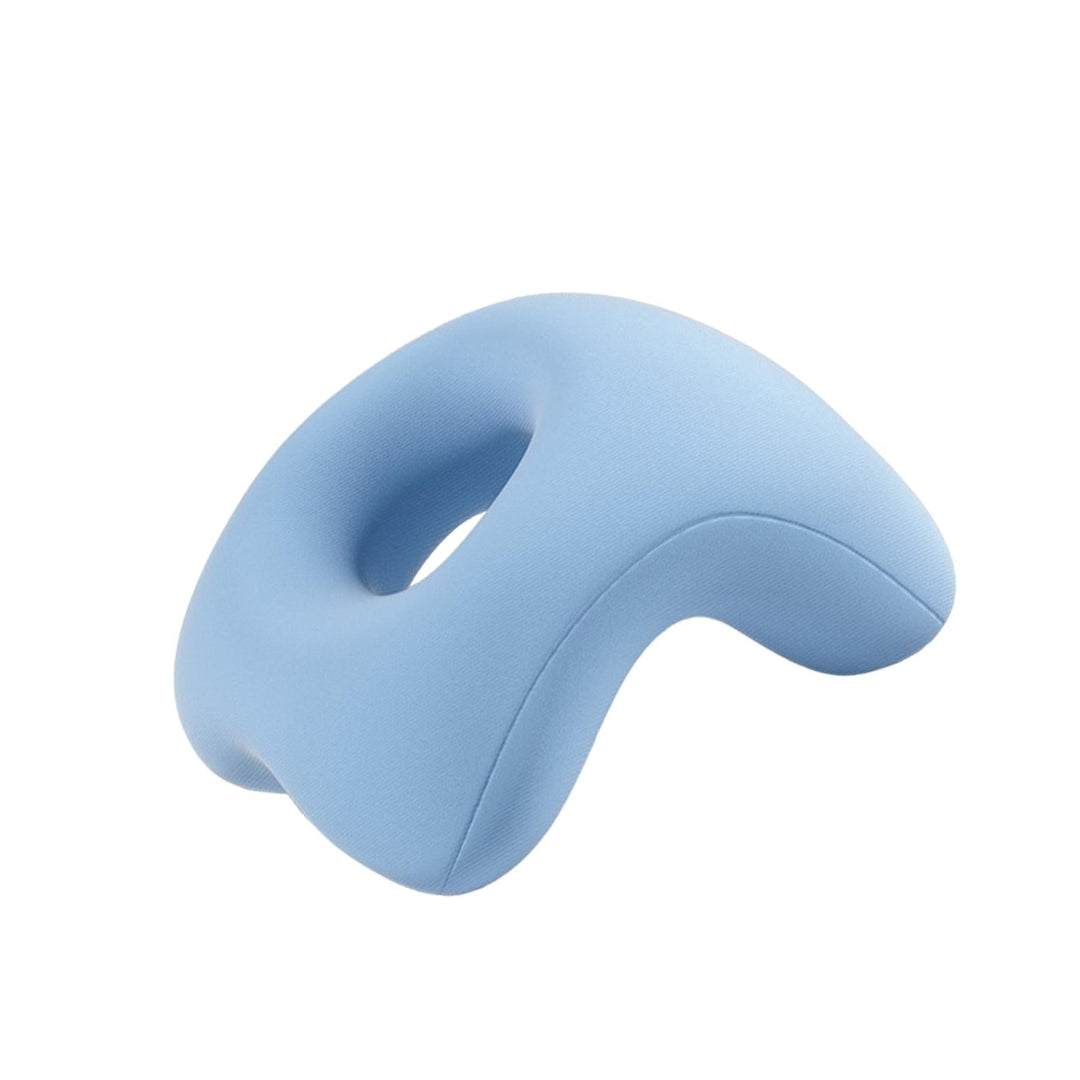 Premium Face Down Pillow Memory Foam Prone Headrest Anti Slip Base Breathable Cover with Zipper Cooling Towel for Massage Salon Home Use Comfort