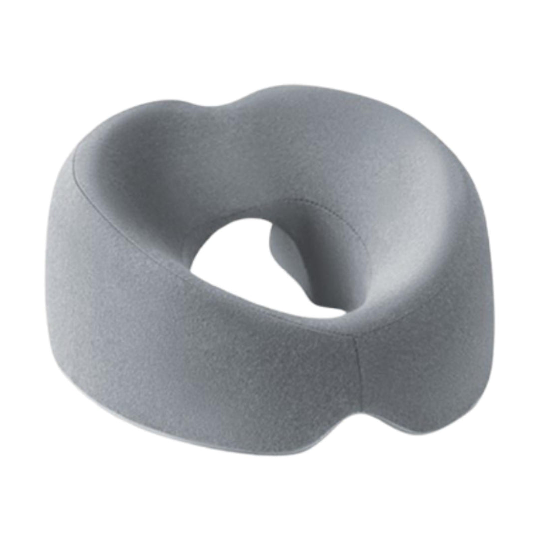 Premium Face Down Pillow Memory Foam Prone Headrest Anti Slip Base Breathable Cover with Zipper Cooling Towel for Massage Salon Home Use Comfort