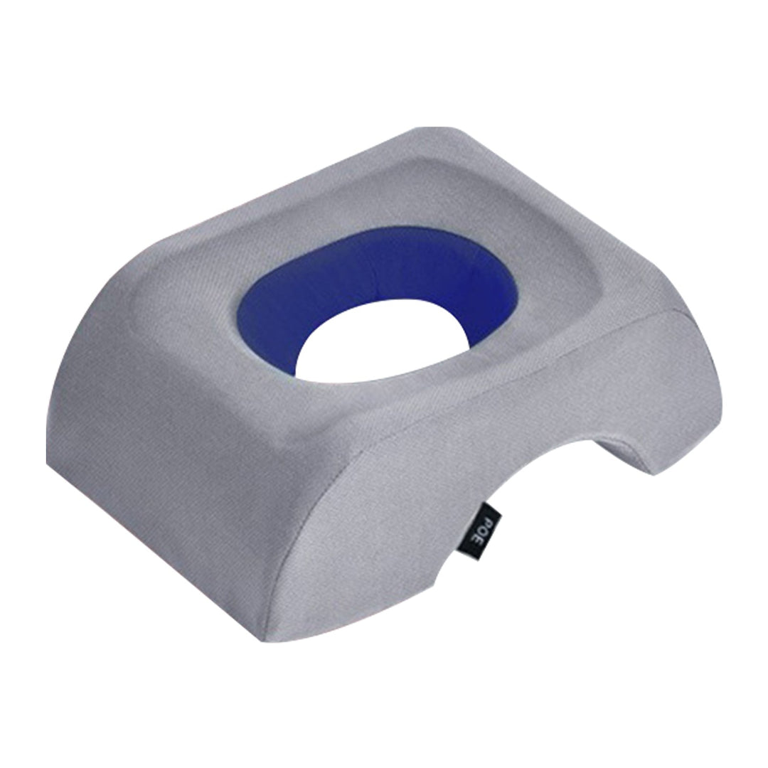 Premium Face Down Pillow Memory Foam Prone Headrest Anti Slip Base Breathable Cover with Zipper Cooling Towel for Massage Salon Home Use Comfort