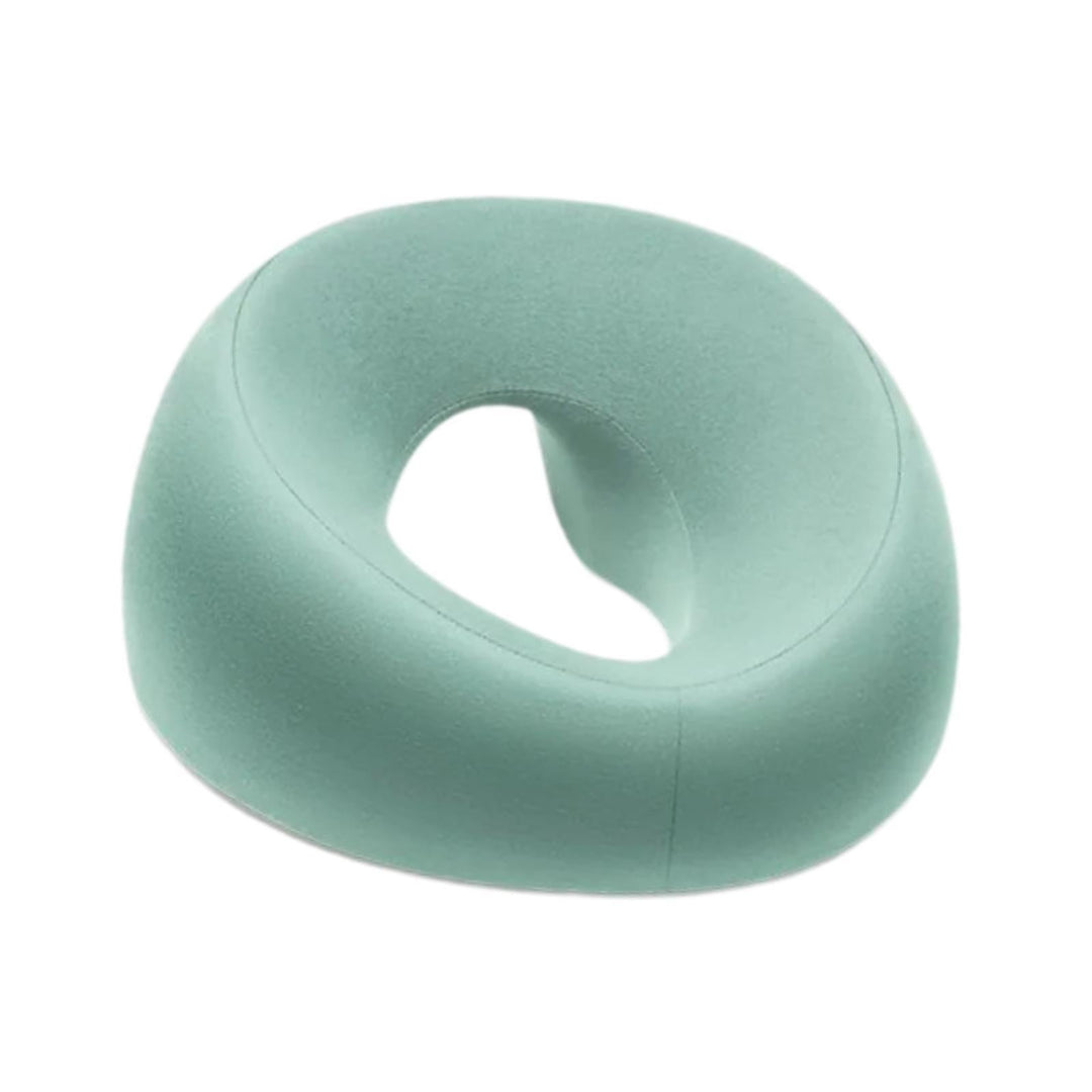 Premium Face Down Pillow Memory Foam Prone Headrest Anti Slip Base Breathable Cover with Zipper Cooling Towel for Massage Salon Home Use Comfort