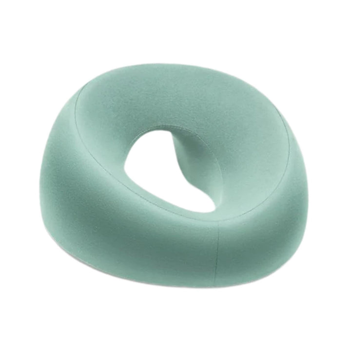 Premium Face Down Pillow Memory Foam Prone Headrest Anti Slip Base Breathable Cover with Zipper Cooling Towel for Massage Salon Home Use Comfort