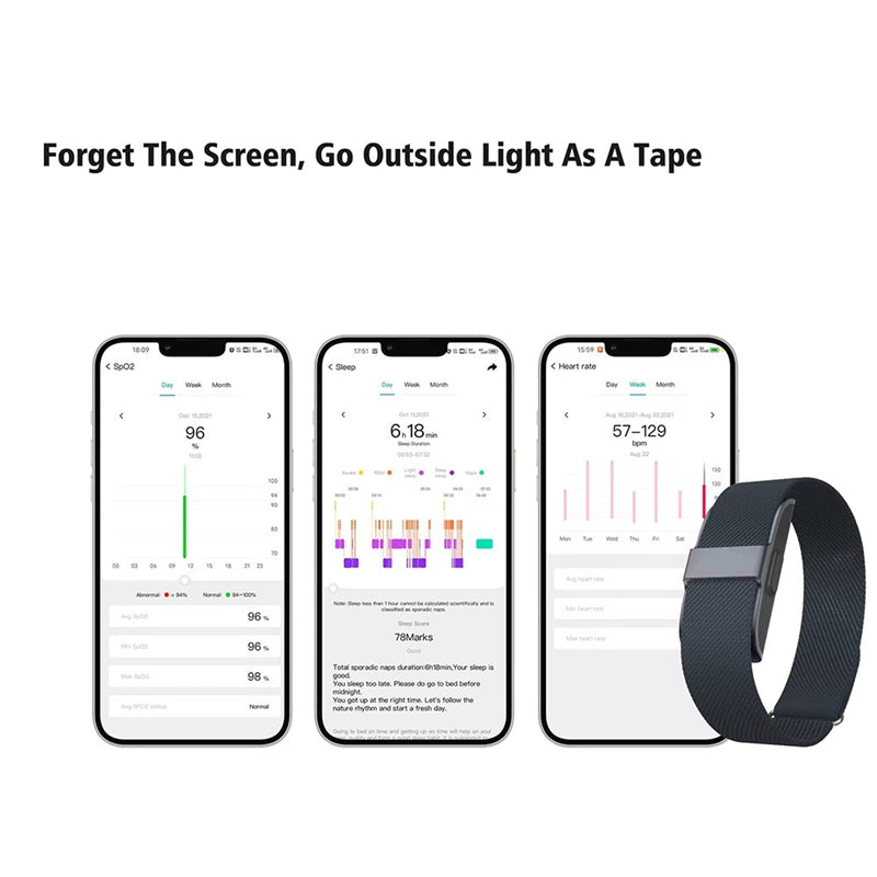Premium Fitness Tracker Bracelet Activity Tracker Heart Rate Monitor Pedometer Waterproof Smart Band Multi Sport Modes Bluetooth for iOS Android Daily Use