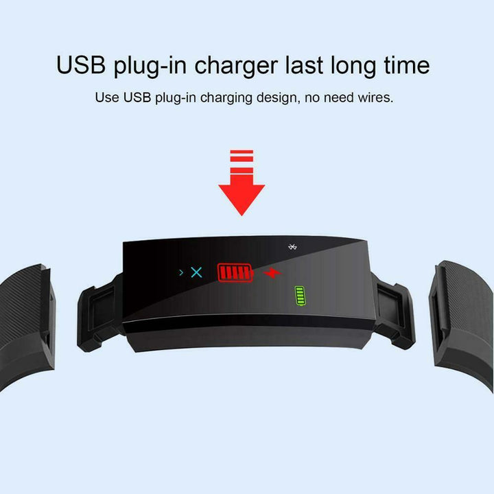 Premium Fitness Tracker Smart Band Activity Tracker Heart Rate Monitor Bluetooth IPX7 Waterproof Sleep Tracker Call SMS Alerts for Men Women Daily Use