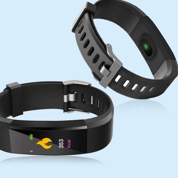 Premium Fitness Tracker Smart Band Activity Tracker Heart Rate Monitor Bluetooth IPX7 Waterproof Sleep Tracker Call SMS Alerts for Men Women Daily Use