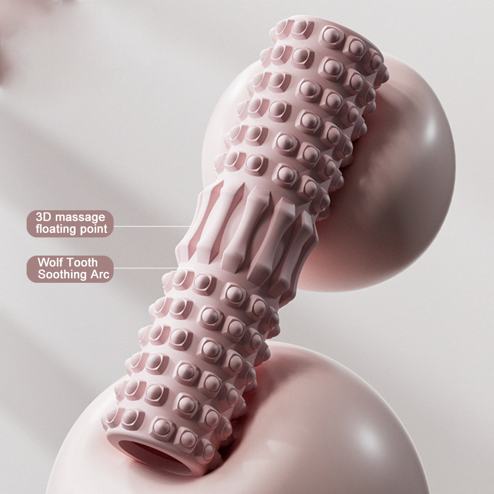 Premium Foam Roller Medium Density Exercise Roller EVA Massage Roller for Yoga Pilates Stretching Back Legs Arms Fitness Tool Home Gym Travel Daily Use