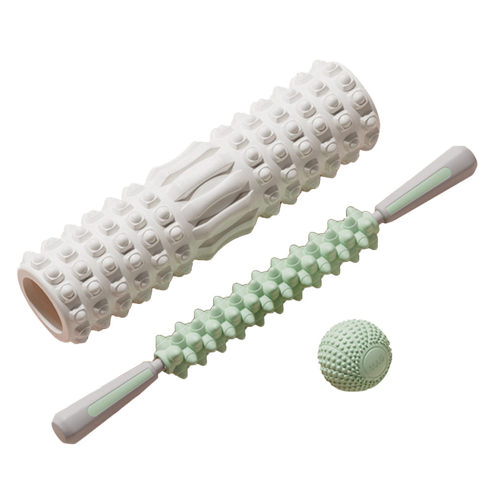 Premium Foam Roller Medium Density Exercise Roller EVA Massage Roller for Yoga Pilates Stretching Back Legs Arms Fitness Tool Home Gym Travel Daily Use