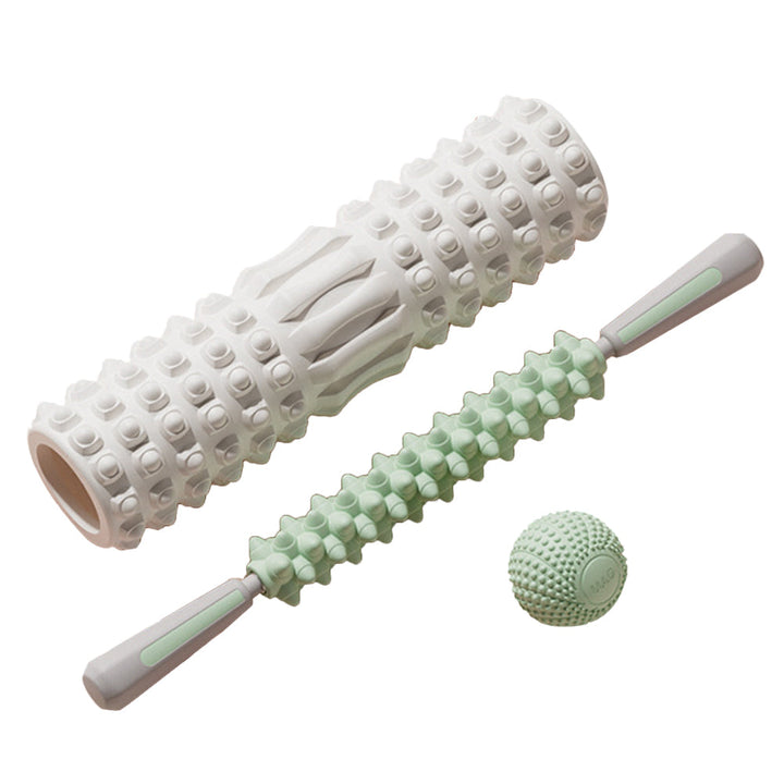 Premium Foam Roller Medium Density Exercise Roller EVA Massage Roller for Yoga Pilates Stretching Back Legs Arms Fitness Tool Home Gym Travel Daily Use