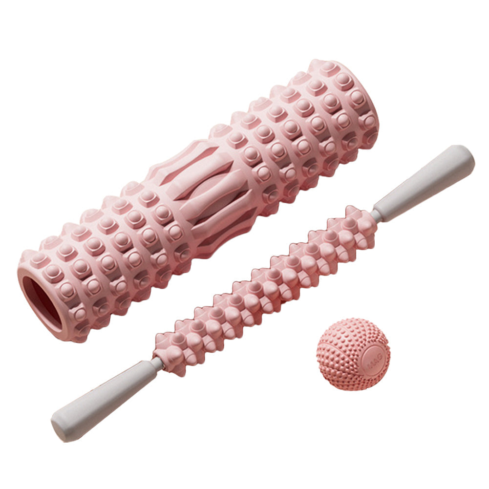 Premium Foam Roller Medium Density Exercise Roller EVA Massage Roller for Yoga Pilates Stretching Back Legs Arms Fitness Tool Home Gym Travel Daily Use