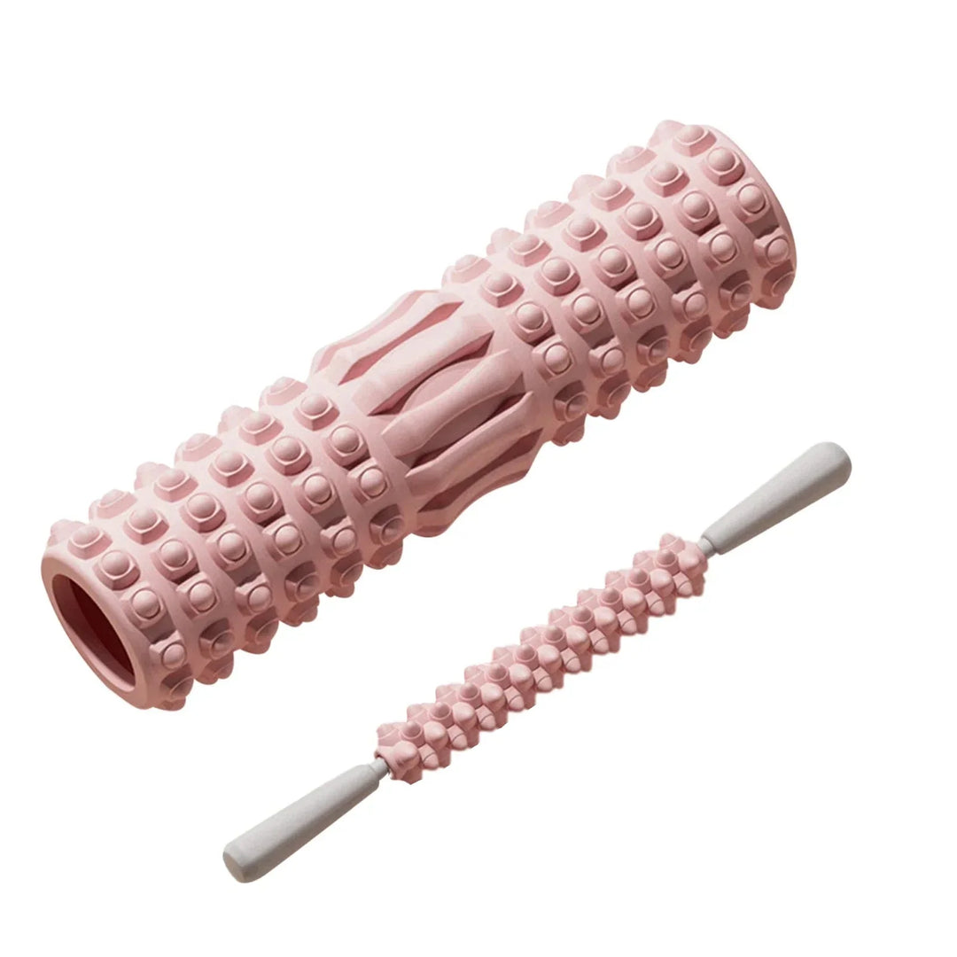 Premium Foam Roller Medium Density Exercise Roller EVA Massage Roller for Yoga Pilates Stretching Back Legs Arms Fitness Tool Home Gym Travel Daily Use