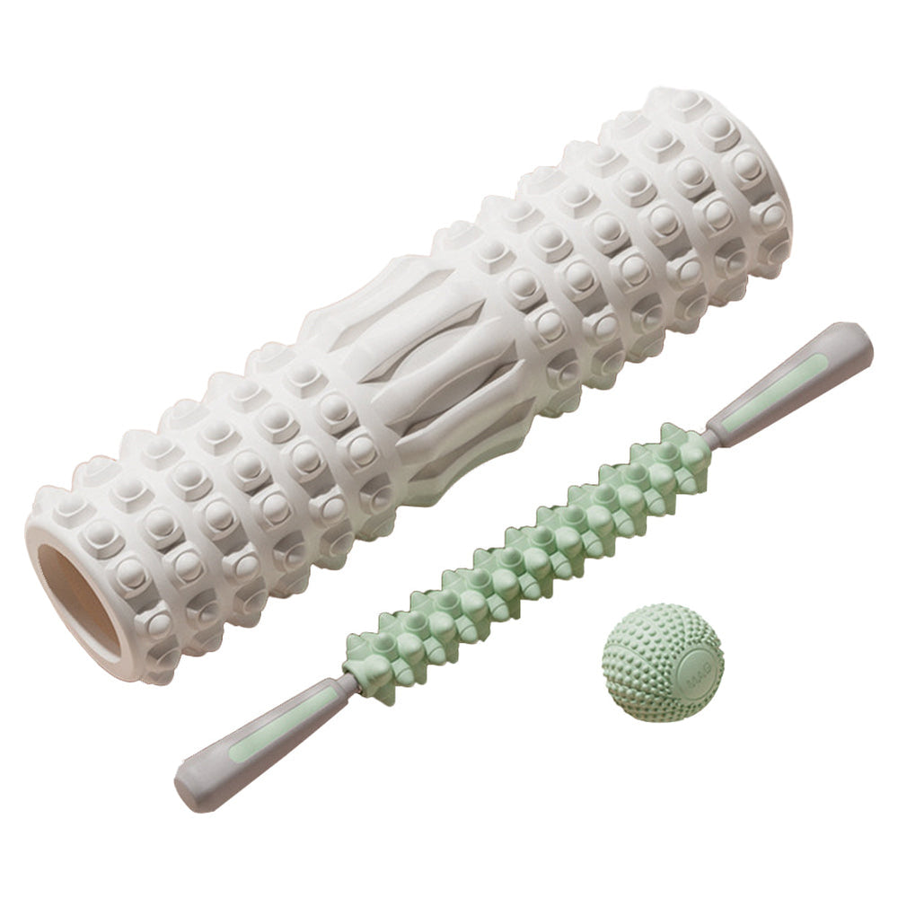 Premium Foam Roller Medium Density Exercise Roller EVA Massage Roller for Yoga Pilates Stretching Back Legs Arms Fitness Tool Home Gym Travel Daily Use