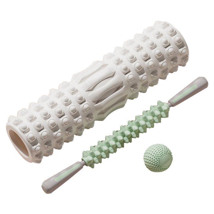 Premium Foam Roller Medium Density Exercise Roller EVA Massage Roller for Yoga Pilates Stretching Back Legs Arms Fitness Tool Home Gym Travel Daily Use