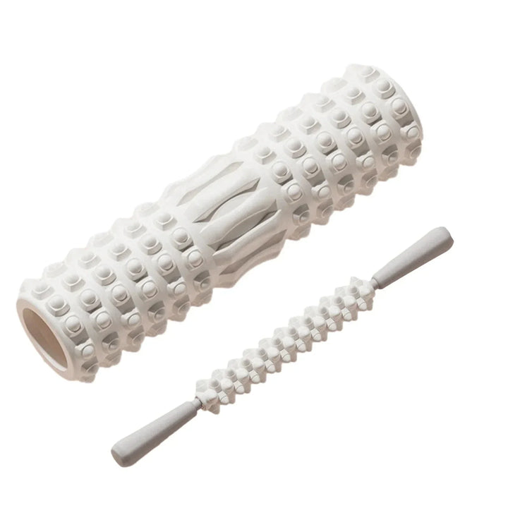 Premium Foam Roller Medium Density Exercise Roller EVA Massage Roller for Yoga Pilates Stretching Back Legs Arms Fitness Tool Home Gym Travel Daily Use