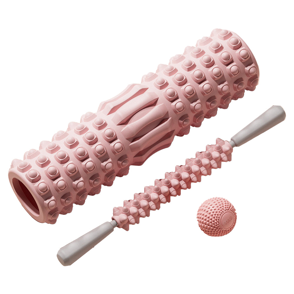 Premium Foam Roller Medium Density Exercise Roller EVA Massage Roller for Yoga Pilates Stretching Back Legs Arms Fitness Tool Home Gym Travel Daily Use