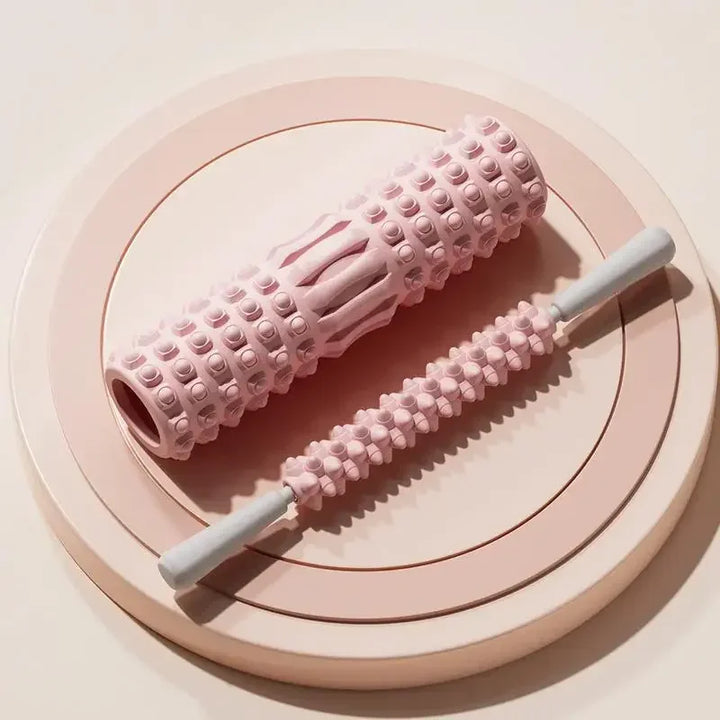 Premium Foam Roller Medium Density Exercise Roller EVA Massage Roller for Yoga Pilates Stretching Back Legs Arms Fitness Tool Home Gym Travel Daily Use