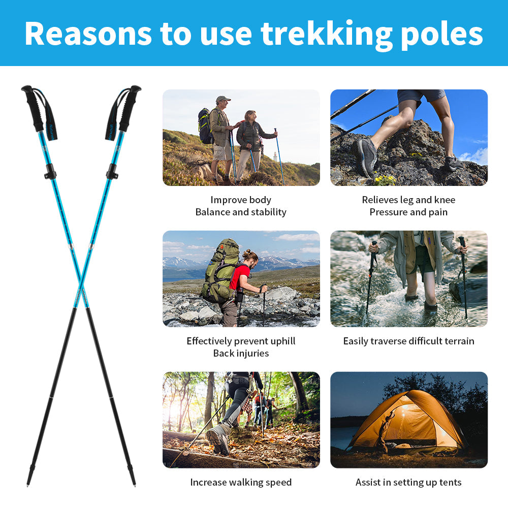 Premium Folding Walking Cane Telescopic Adjustable Hiking Stick Lightweight Aluminum Alloy Non Slip Base Ergonomic Grip Portable 27cm Fold Travel Use