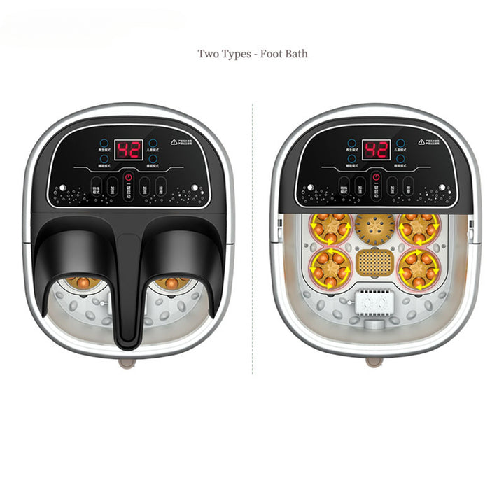Premium Foot Spa Bath Massager with Heat 12 Rollers Digital Temperature Control Pedicure Stone Adjustable Timer Foot Soak for Home Daily Use Comfort