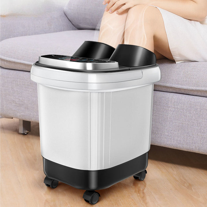 Premium Foot Spa Bath Massager with Heat 12 Rollers Digital Temperature Control Pedicure Stone Adjustable Timer Foot Soak for Home Daily Use Comfort
