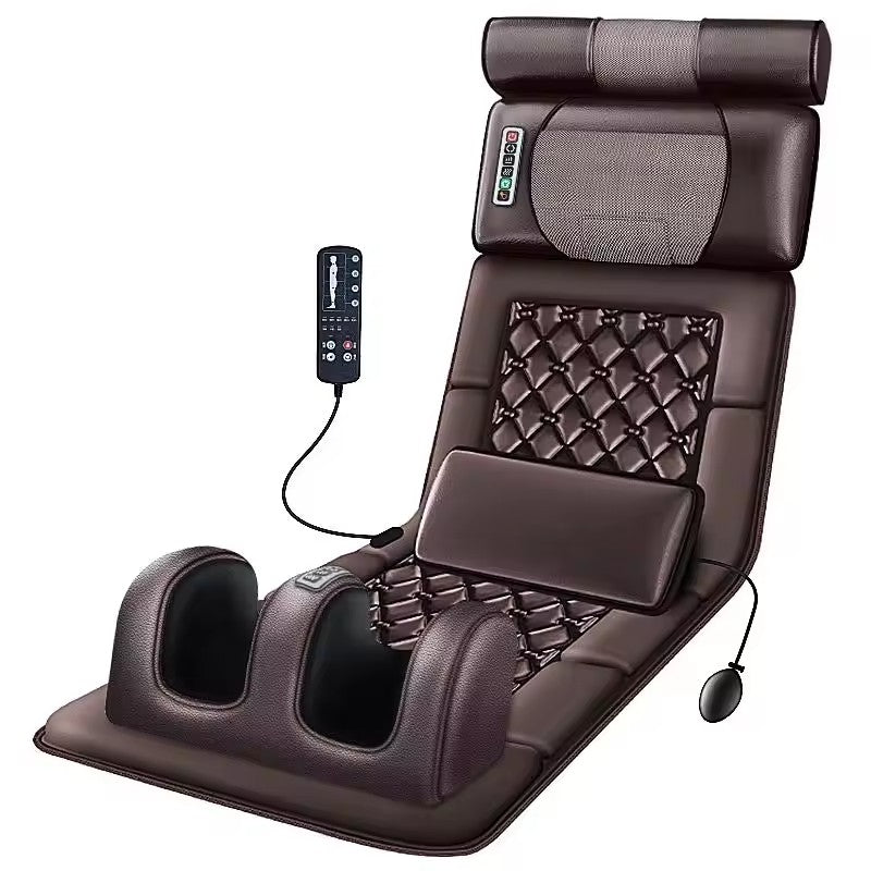 Premium Full Body Massage Mattress Electric Heating Vibration Pad 96 Nodes Graphene Heat Remote Control for Home Office Bed Sofa Daily Use Comfort