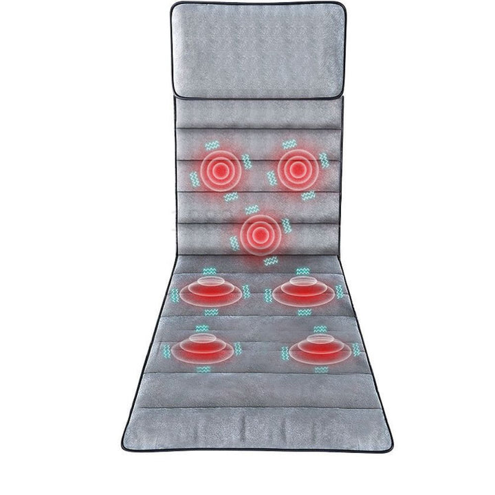 Premium Full Body Massage Mattress Electric Heating Vibration Pad 96 Nodes Graphene Heat Remote Control for Home Office Bed Sofa Daily Use Comfort