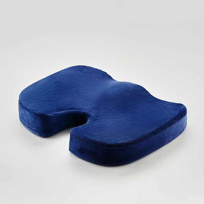 Premium Gel Memory Foam Seat Cushion Ergonomic Chair Pad Non Slip Support Cushion Breathable Washable for Office Car Home Long Sitting Daily Use Comfort
