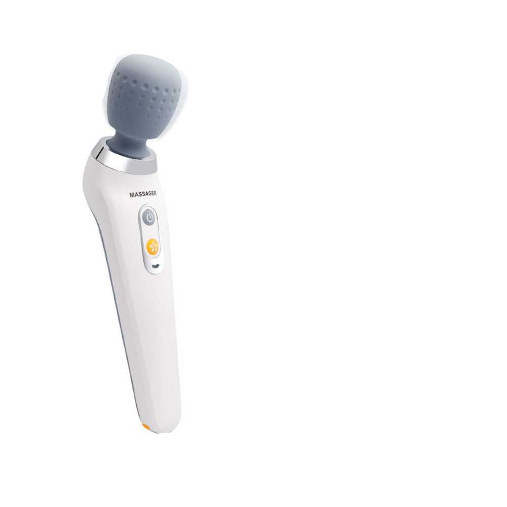 Premium Handheld Electric Massager Vibration Wand USB Rechargeable 5 Modes Cordless Muscle Massager for Neck Back Shoulders Home Gym Travel Daily Use