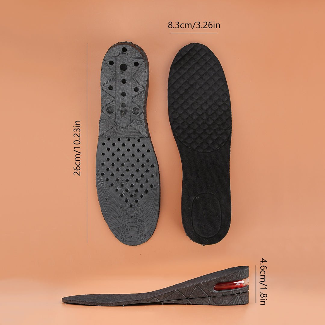 Premium Height Increase Insoles Adjustable 3 to 9cm Elevator Inserts Air Cushion EVA Shoe Lifts Unisex Insoles for Men Women Daily Use Comfort Fit