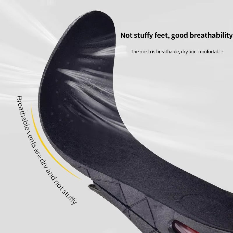 Premium Height Increase Insoles Adjustable 3 to 9cm Elevator Inserts Air Cushion EVA Shoe Lifts Unisex Insoles for Men Women Daily Use Comfort Fit
