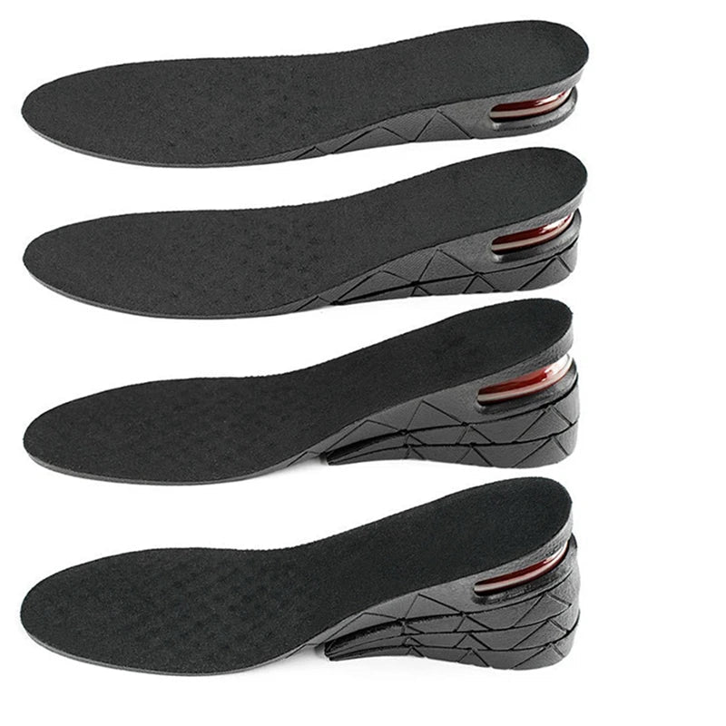 Premium Height Increase Insoles Adjustable 3 to 9cm Elevator Inserts Air Cushion EVA Shoe Lifts Unisex Insoles for Men Women Daily Use Comfort Fit
