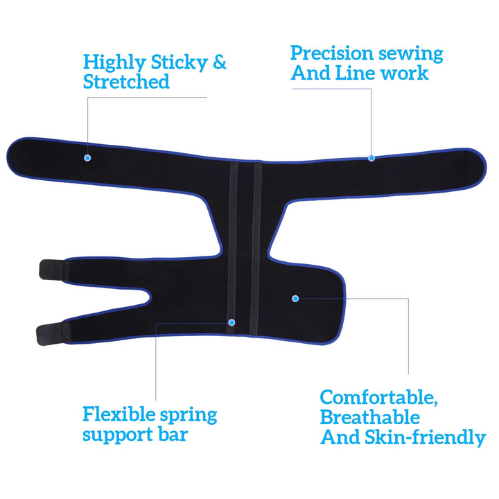 Premium Hip Support Brace Adjustable Hip Stabilizer Breathable Liner Leg Support Strap for Sports Work Daily Use Left Right Adjustable Fit