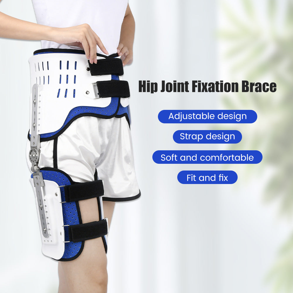 Premium Hip Support Brace Adjustable Hip Stabilizer Breathable Liner Leg Support Strap for Sports Work Daily Use Left Right Adjustable Fit