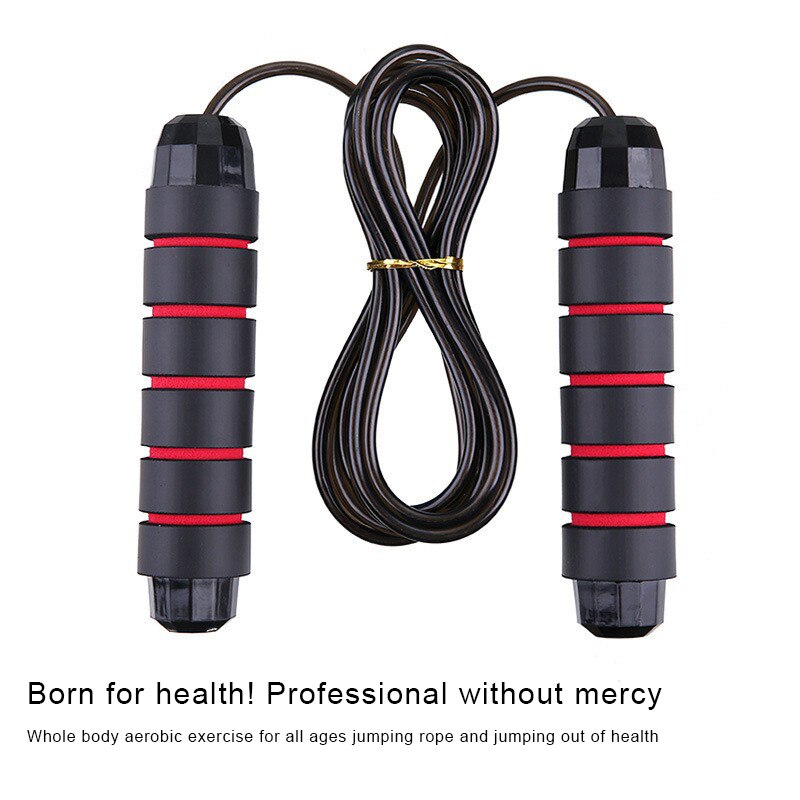 Premium Jump Rope Adjustable Speed Cable 3m Ball Bearing Tangle Free Steel Wire PVC Fitness Skipping Rope for Gym Boxing Cross Training Home Use