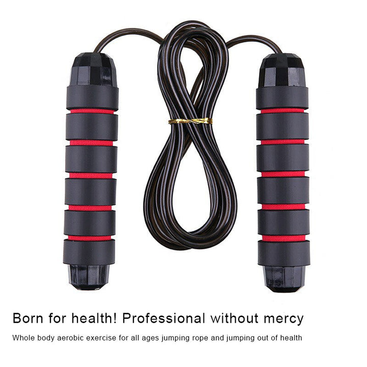 Premium Jump Rope Adjustable Speed Cable 3m Ball Bearing Tangle Free Steel Wire PVC Fitness Skipping Rope for Gym Boxing Cross Training Home Use