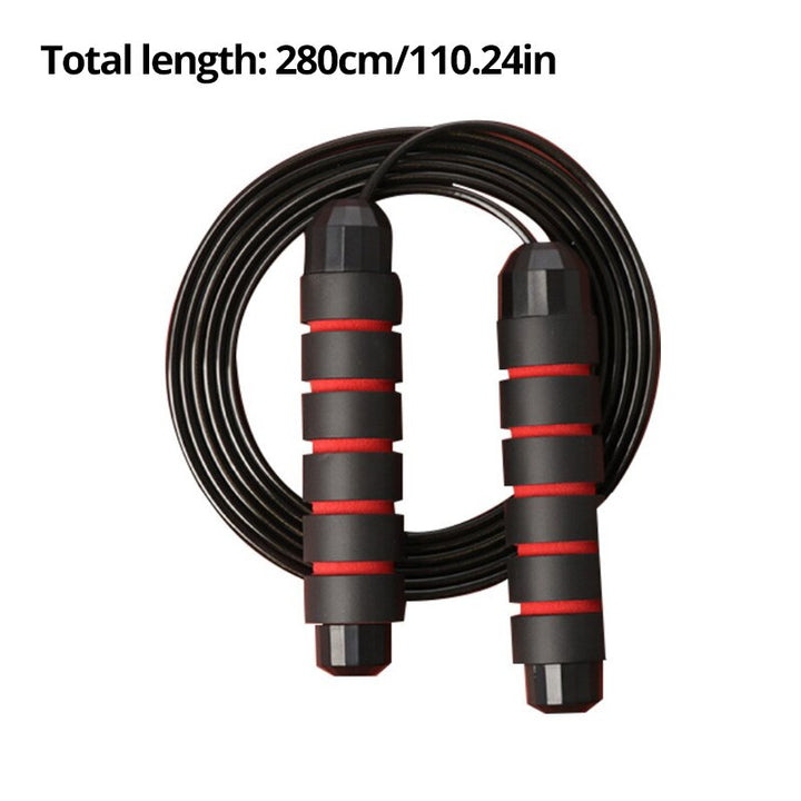 Premium Jump Rope Adjustable Speed Cable 3m Ball Bearing Tangle Free Steel Wire PVC Fitness Skipping Rope for Gym Boxing Cross Training Home Use