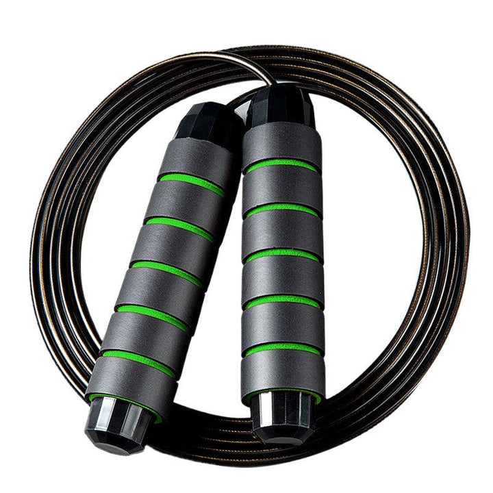 Premium Jump Rope Adjustable Speed Cable 3m Ball Bearing Tangle Free Steel Wire PVC Fitness Skipping Rope for Gym Boxing Cross Training Home Use
