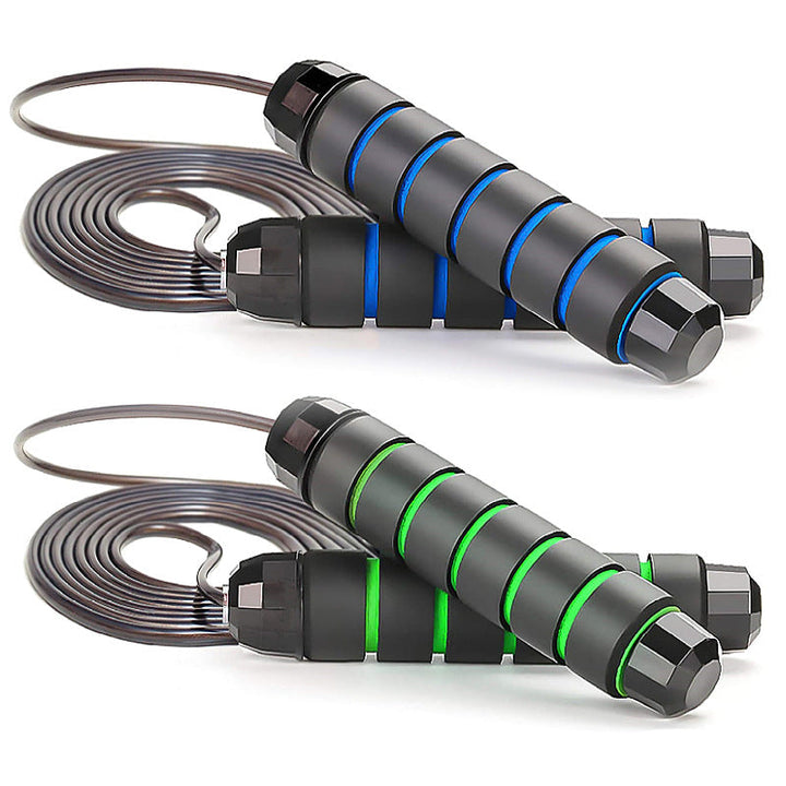 Premium Jump Rope Adjustable Speed Cable 3m Ball Bearing Tangle Free Steel Wire PVC Fitness Skipping Rope for Gym Boxing Cross Training Home Use