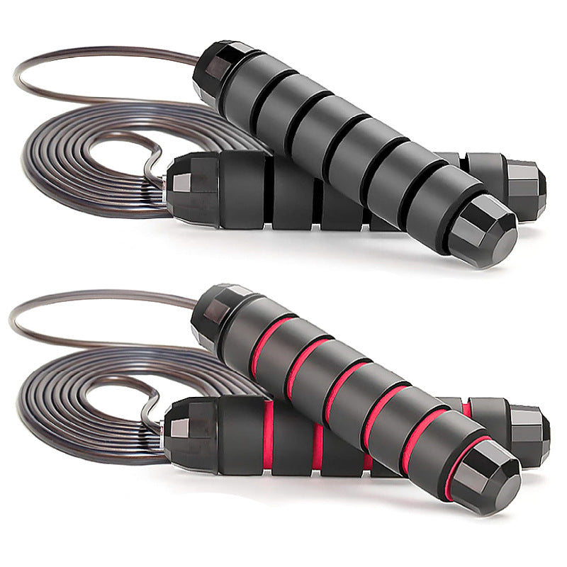 Premium Jump Rope Adjustable Speed Cable 3m Ball Bearing Tangle Free Steel Wire PVC Fitness Skipping Rope for Gym Boxing Cross Training Home Use