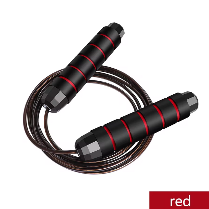 Premium Jump Rope Adjustable Speed Cable 3m Ball Bearing Tangle Free Steel Wire PVC Fitness Skipping Rope for Gym Boxing Cross Training Home Use