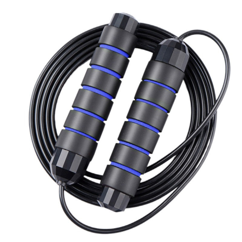 Premium Jump Rope Adjustable Speed Cable 3m Ball Bearing Tangle Free Steel Wire PVC Fitness Skipping Rope for Gym Boxing Cross Training Home Use