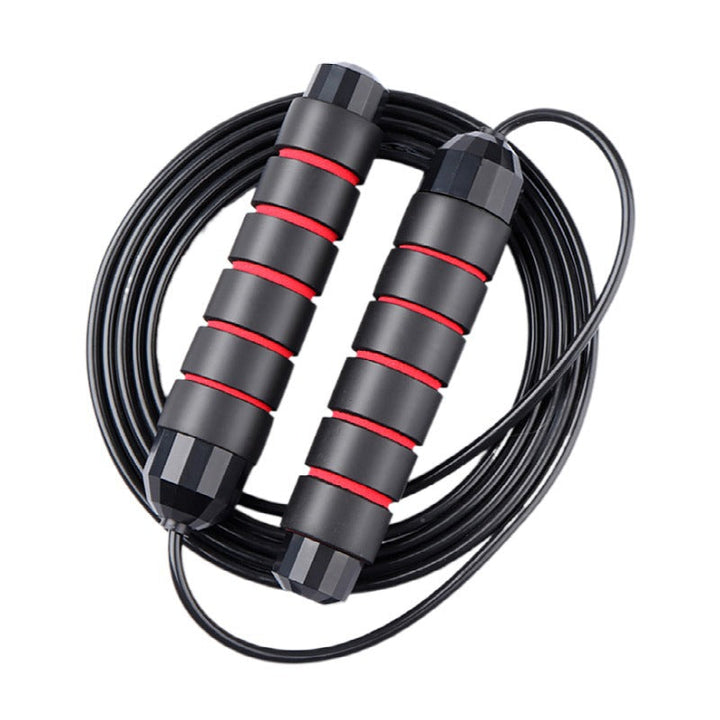 Premium Jump Rope Adjustable Speed Cable 3m Ball Bearing Tangle Free Steel Wire PVC Fitness Skipping Rope for Gym Boxing Cross Training Home Use