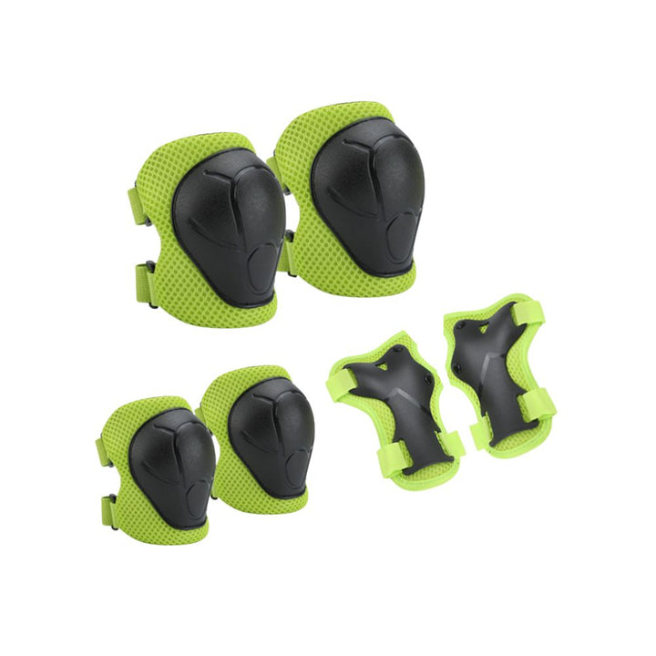 Premium Kids Protective Gear Set Knee Elbow Wrist Guards Adjustable Safety Pads 6 Piece Set for Skating Cycling Skateboard Ages 3 to 7 Boys Girls